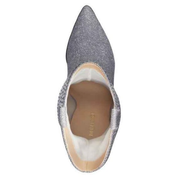 THALIA SODI Womens Gray Rhinestone Nellie Pointed Toe Stiletto Dress Western - Picture 3 of 3